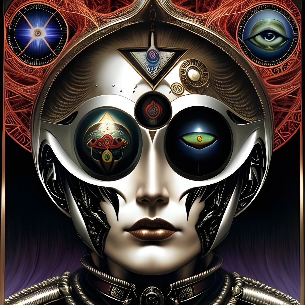 Surreal Horror Image of Self Hatred