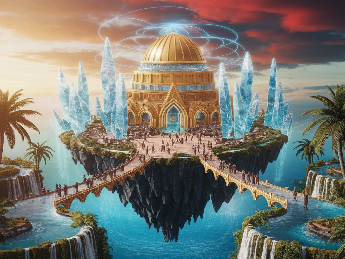 Atlantis Rising: A Bioluminescent Metropolis