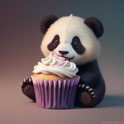 Panda Eats Cupcake: Fantasy Concept Art