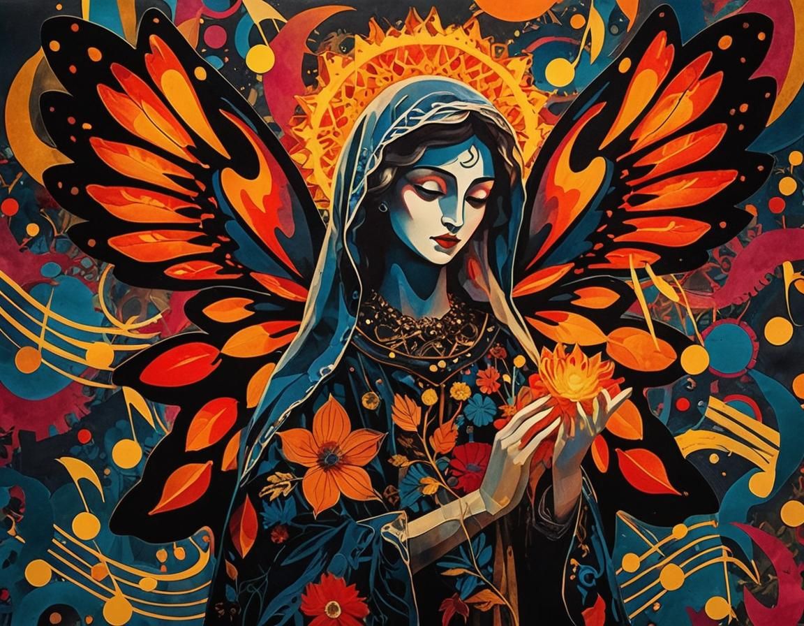 Man Ray Style Photogram with Organic Shapes