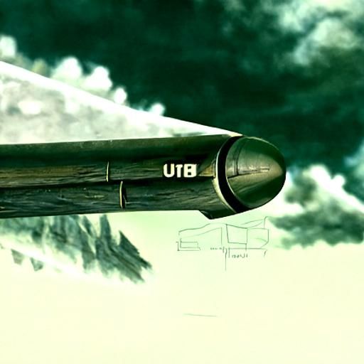 British UB.109T Cruise Missile: Detailed Matte Painting