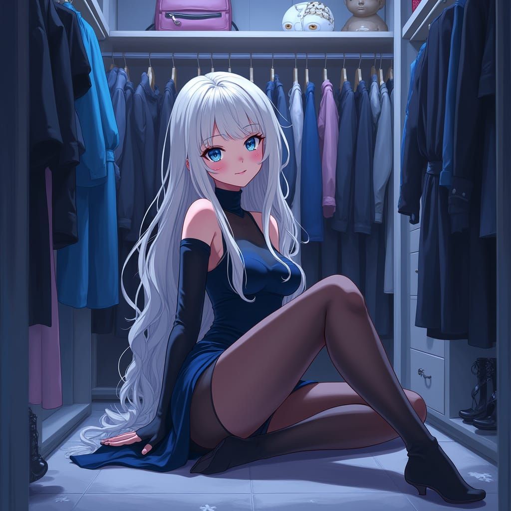 Anime Style Character Blending Disney and Dragon Ball