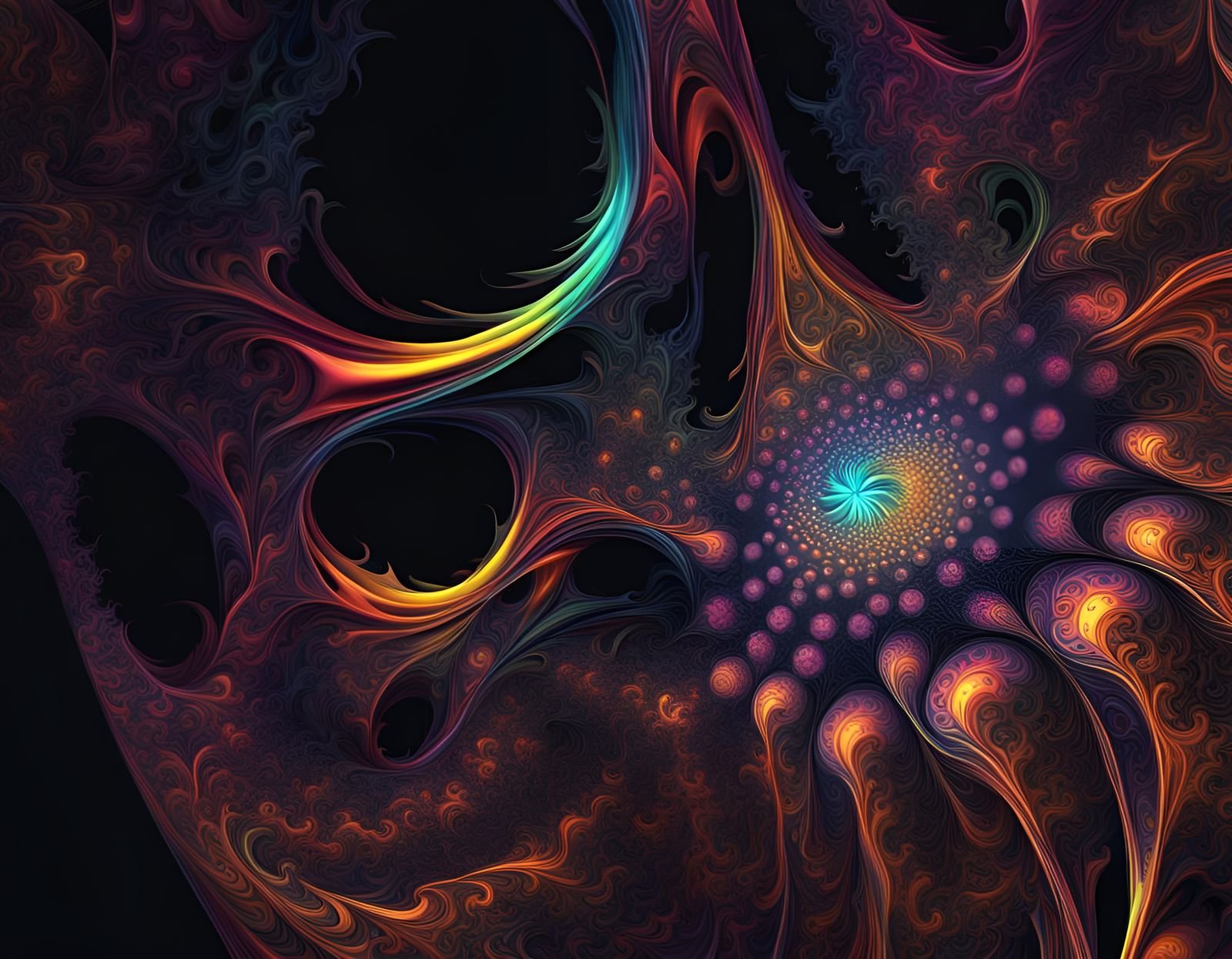 High-Resolution Fractal Cyberspace Design