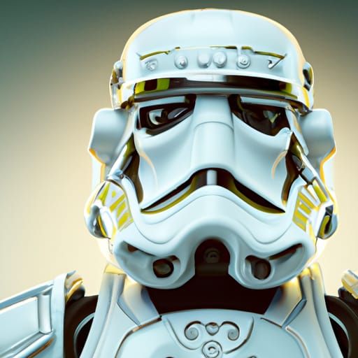 Star Wars Stormtrooper Rendered as Pixar Concept Art