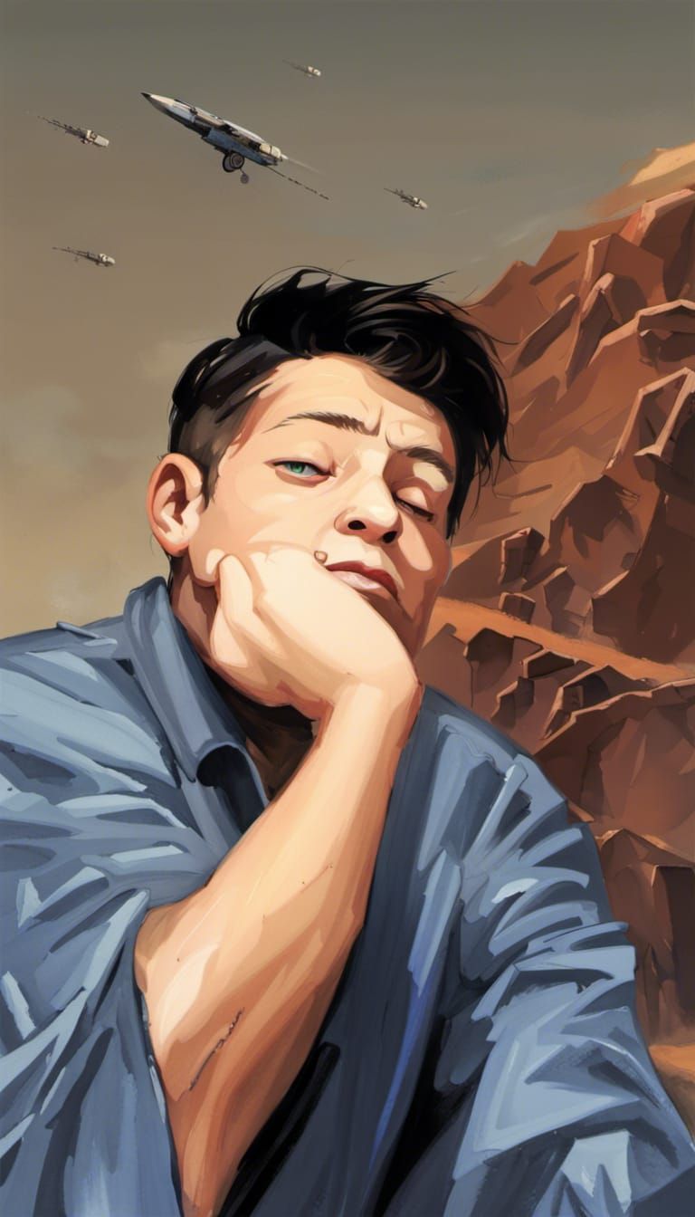 Desolate Wasteland Landscape