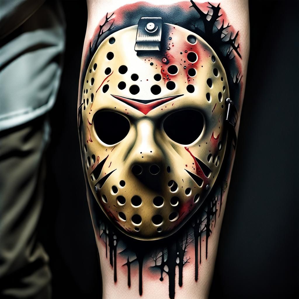 Jason Vorhees tattoo art
