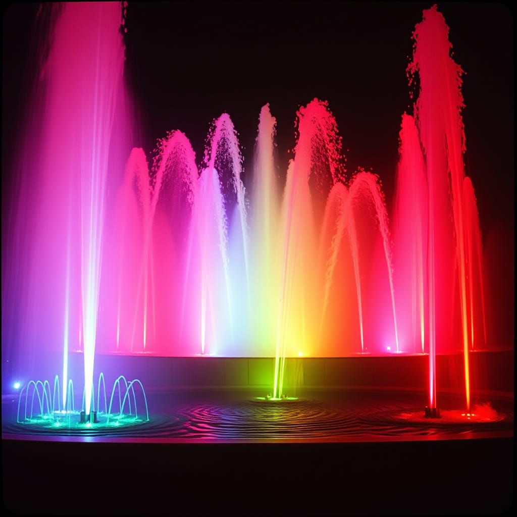 Vibrant Cinematic Light Display