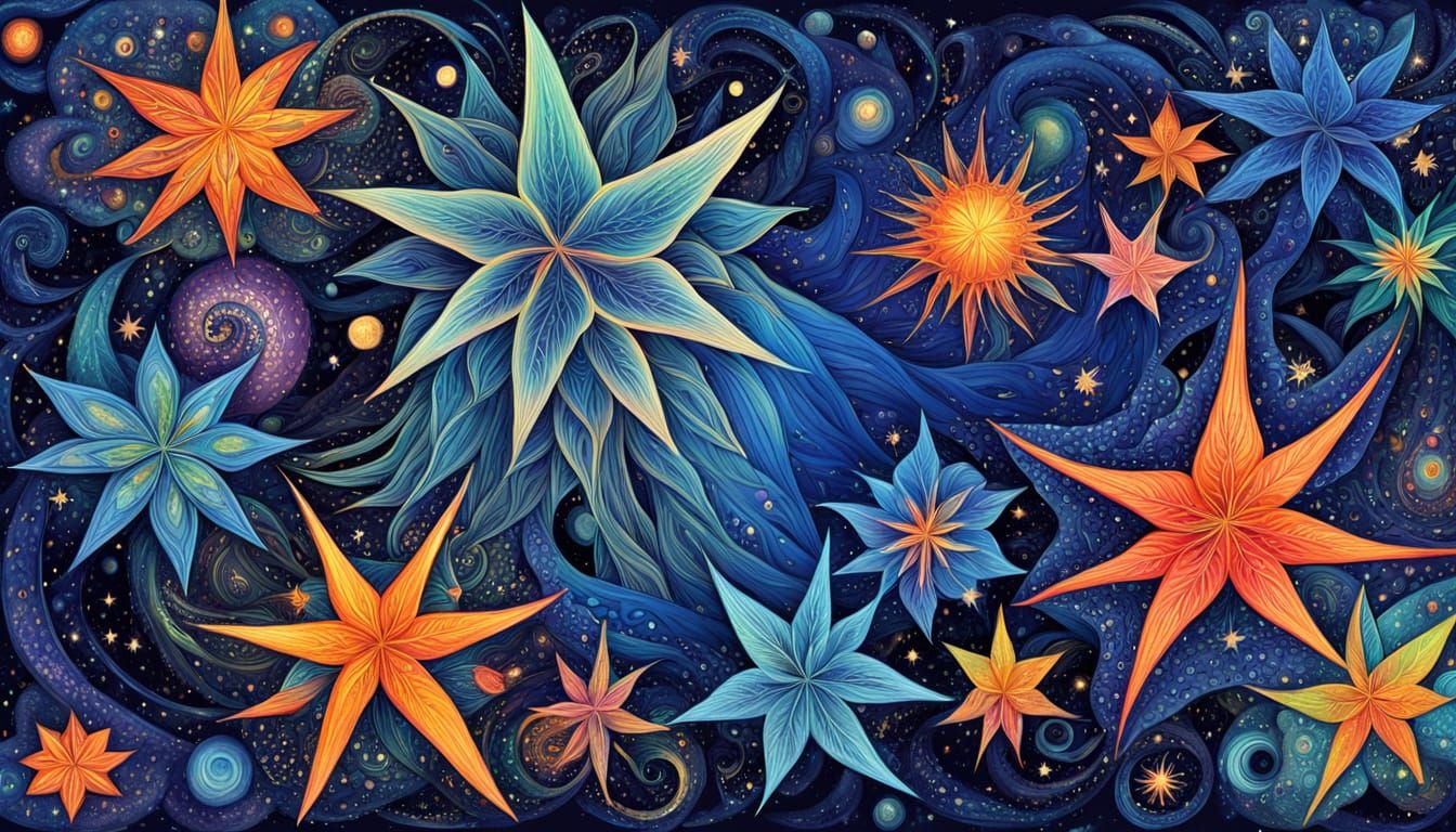 StarEvolvers AstroMagnetoSauri IX -inspiration and prompt by @bmotters