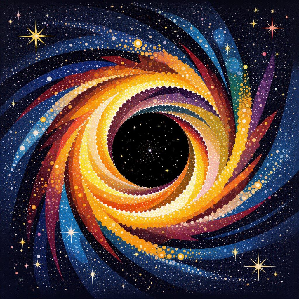 Pointillist Watusi Black Hole