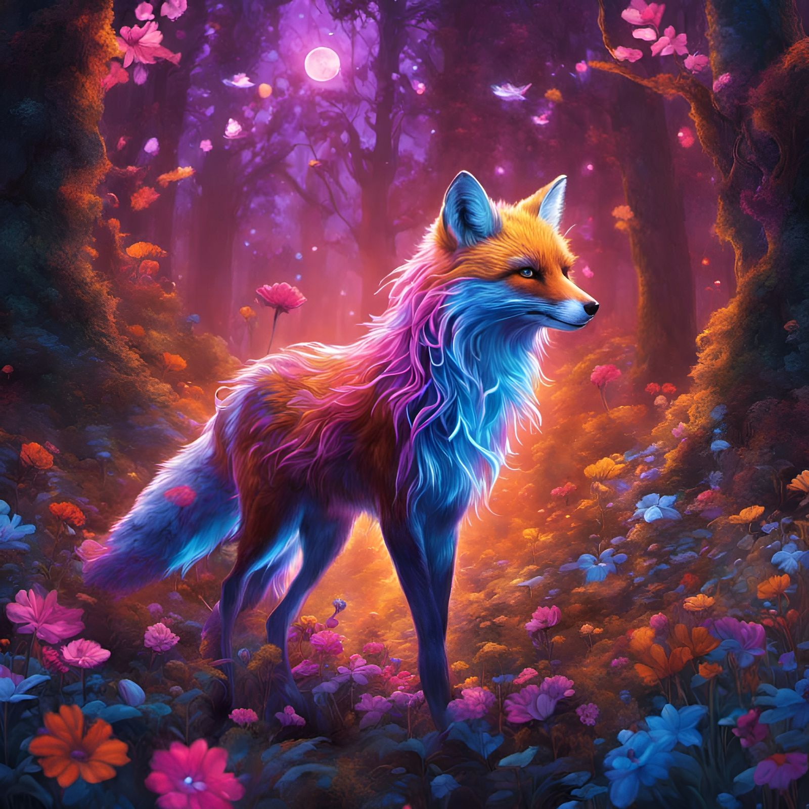 Journey of the Mystical Fox