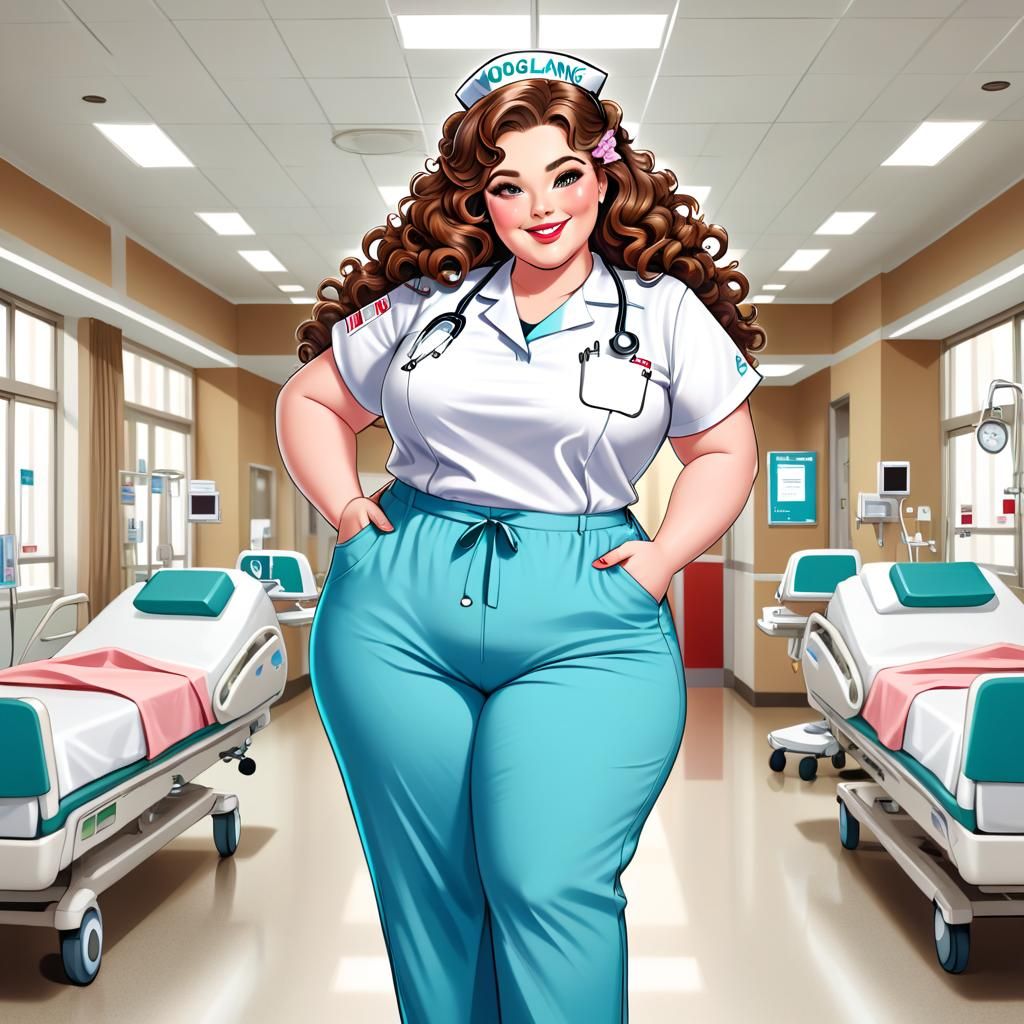 Cheerful Nurse at Wolfgang Hospital