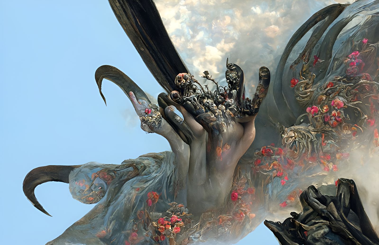 Lucifer's Throne: A Hyperrealistic Digital Masterpiece