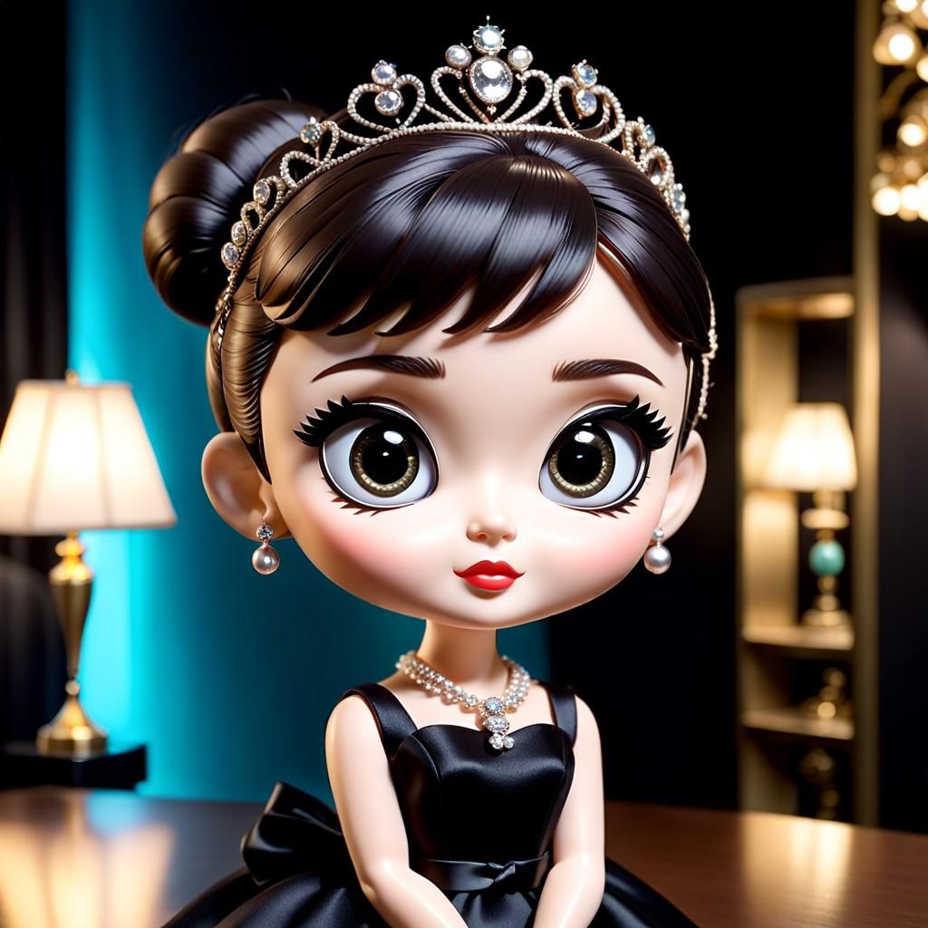 Chibi Audrey Hepburn