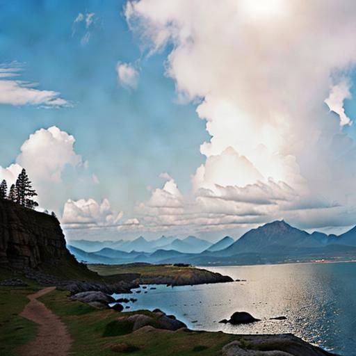 Colorful 3D Celestial Masterpiece with Stars and Moons