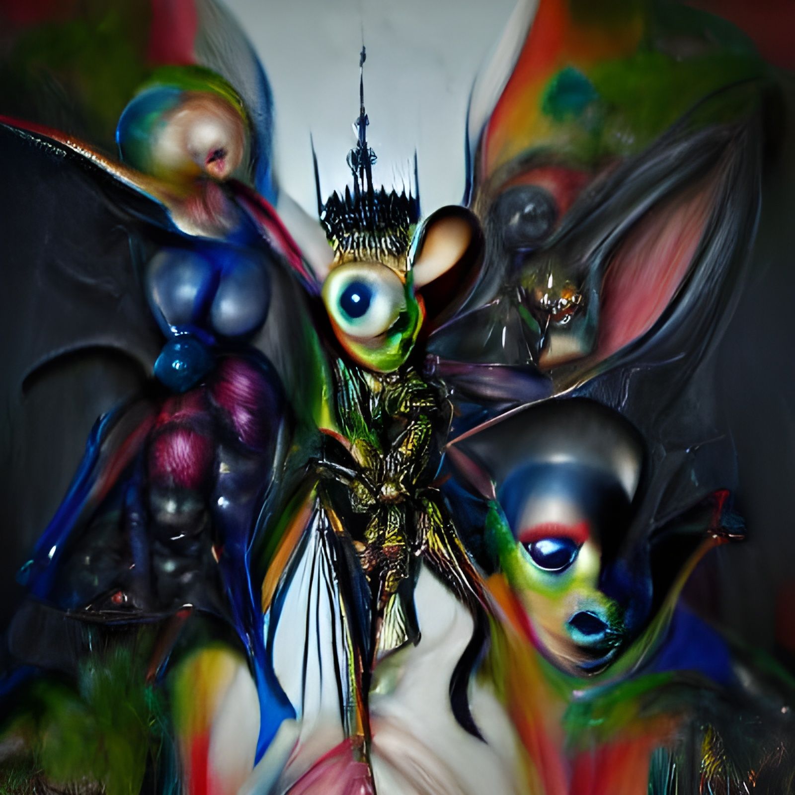 Gothic Hyperrealism: Nightmarish Alien Demons