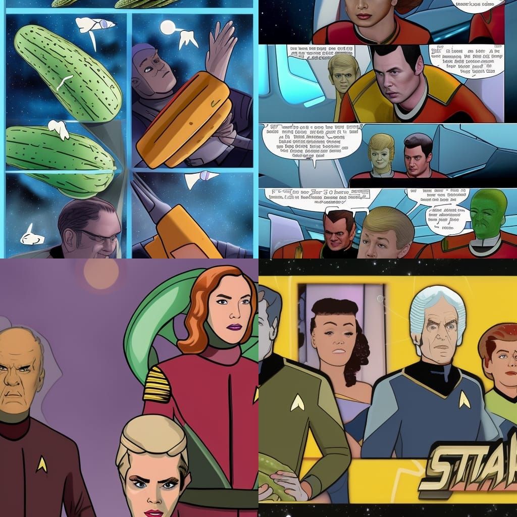 Star Trek: Pickle Spaceships