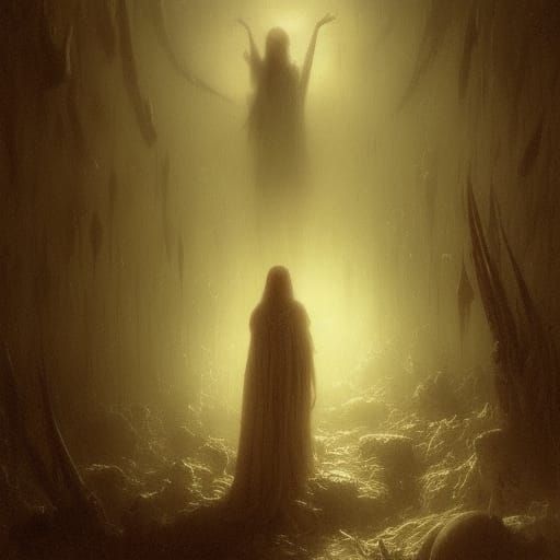 Horror Portrait of Karen Gillan