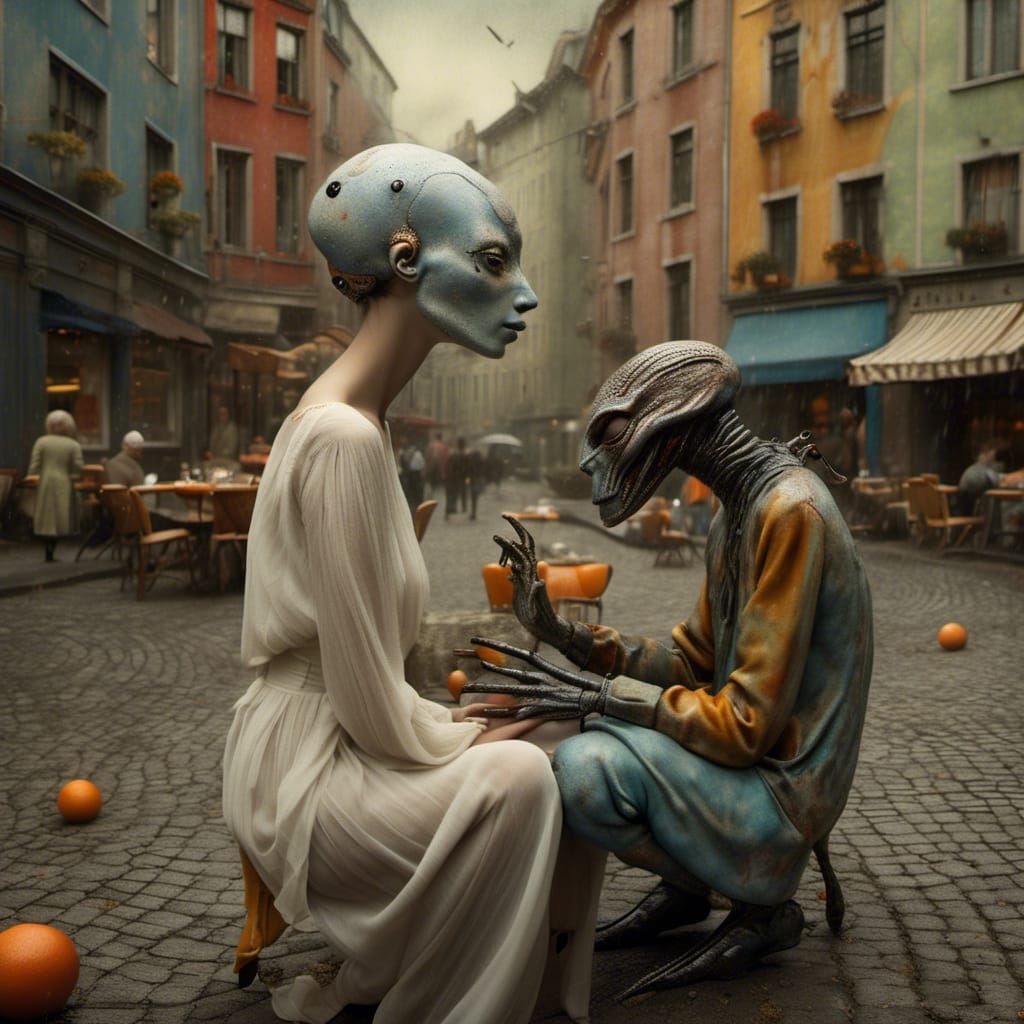 Polychromatic City: Abstract Emotional Life, Digital Art