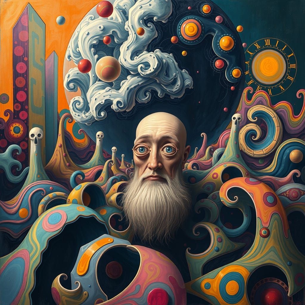 Surrealist Dreamscape of Nonsensical Proportions