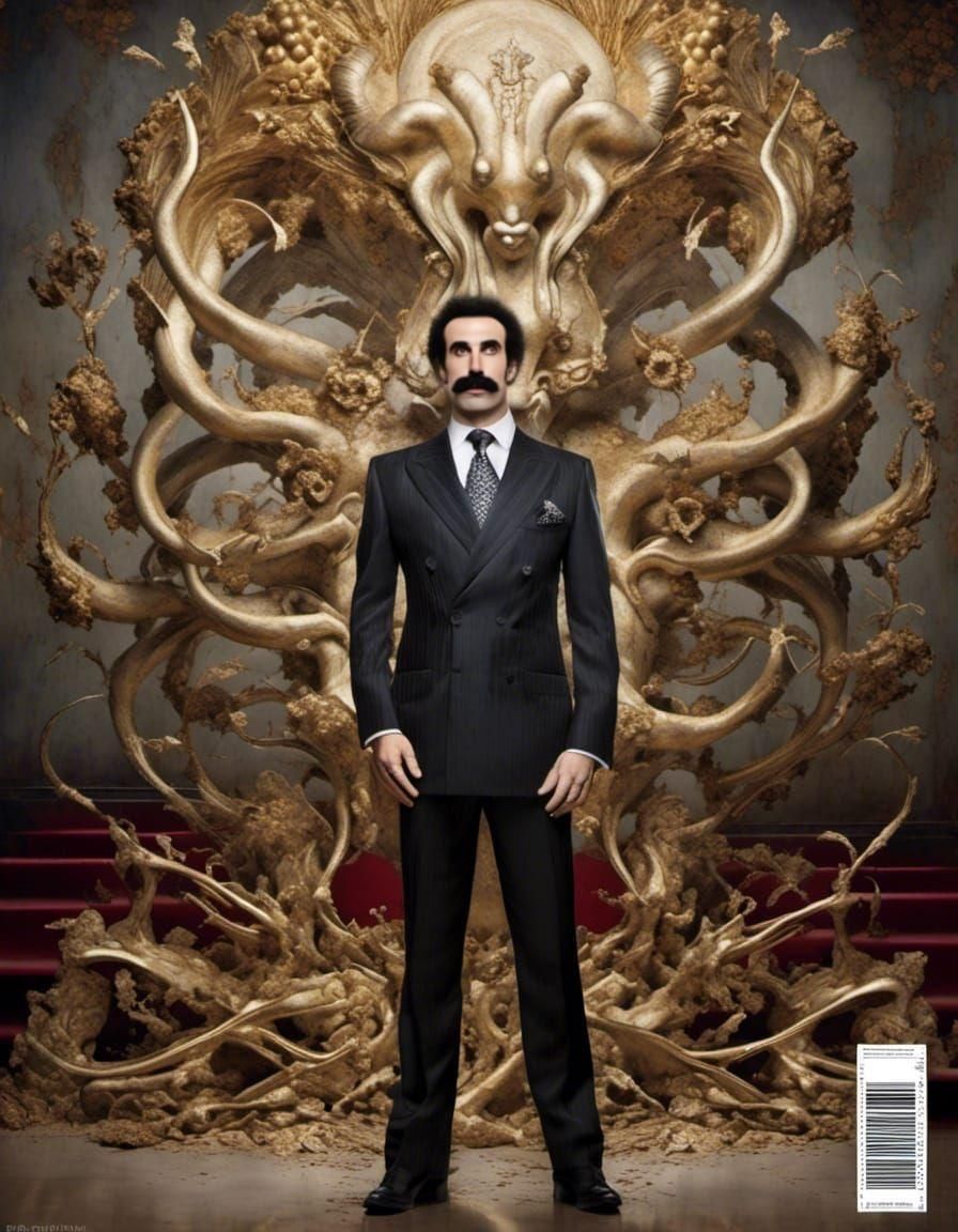 Borat on a magazine cover
