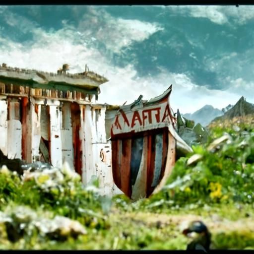 Detailed Matte Painting of Ancient Sparta