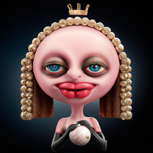 Mysterious Female Figure of the Cursed World