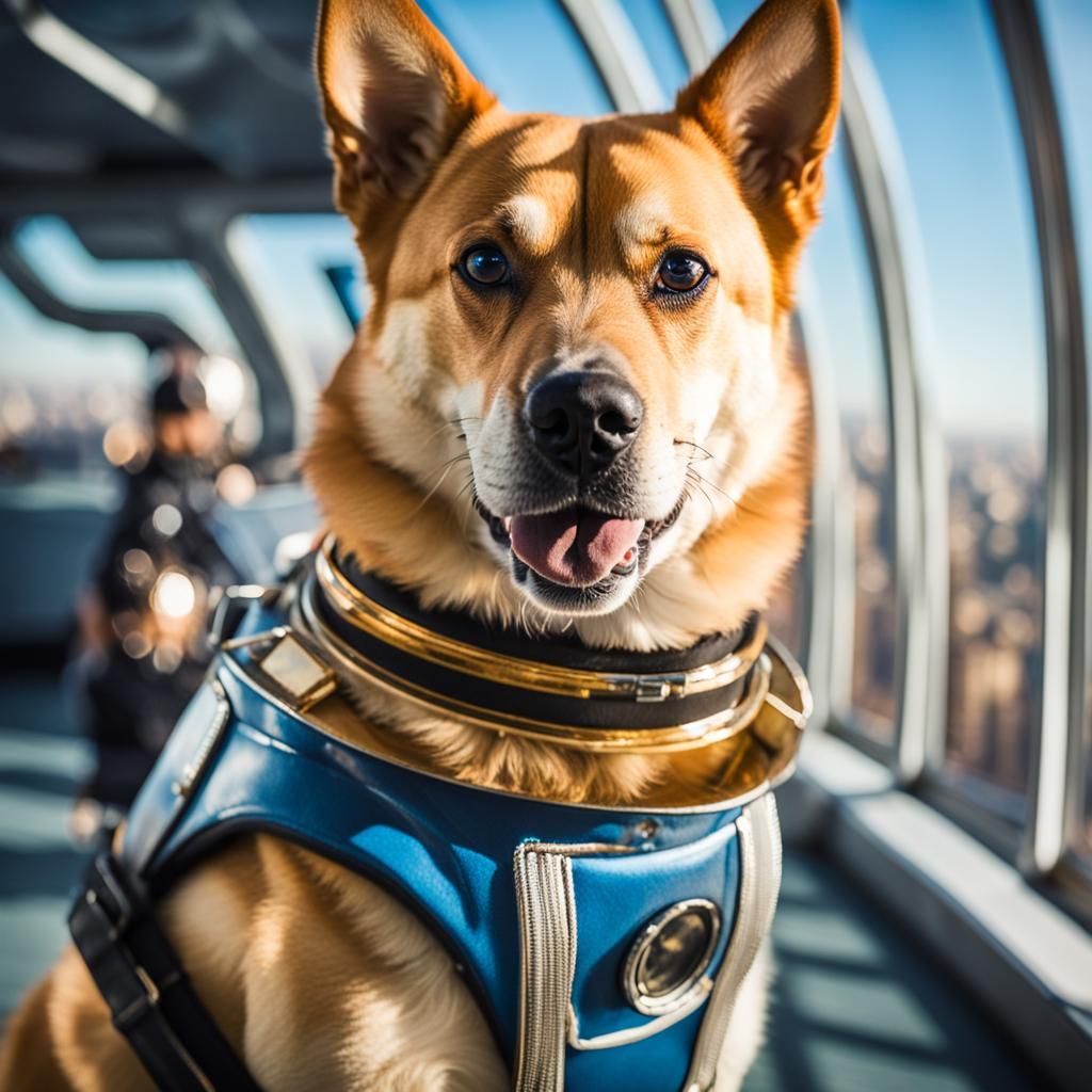 Doge on a Starship: Professional Photography