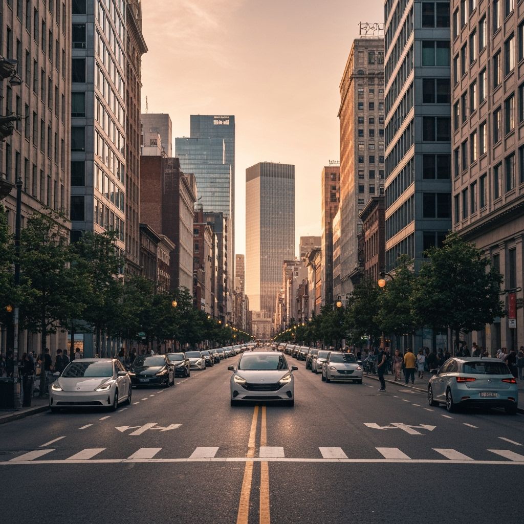 Renewable Energy Cityscape Inspired by National Geographic