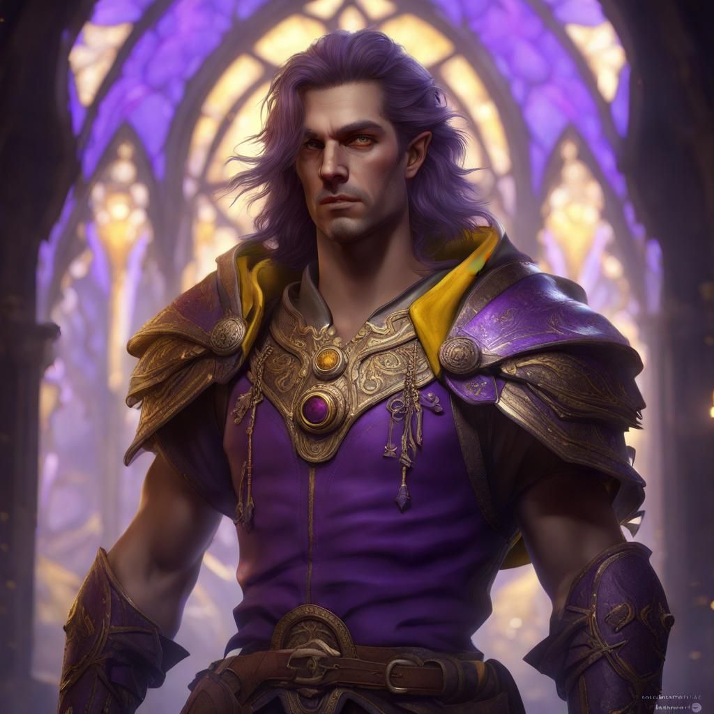 Detailed Dark Fantasy Knight Portrait in 8K