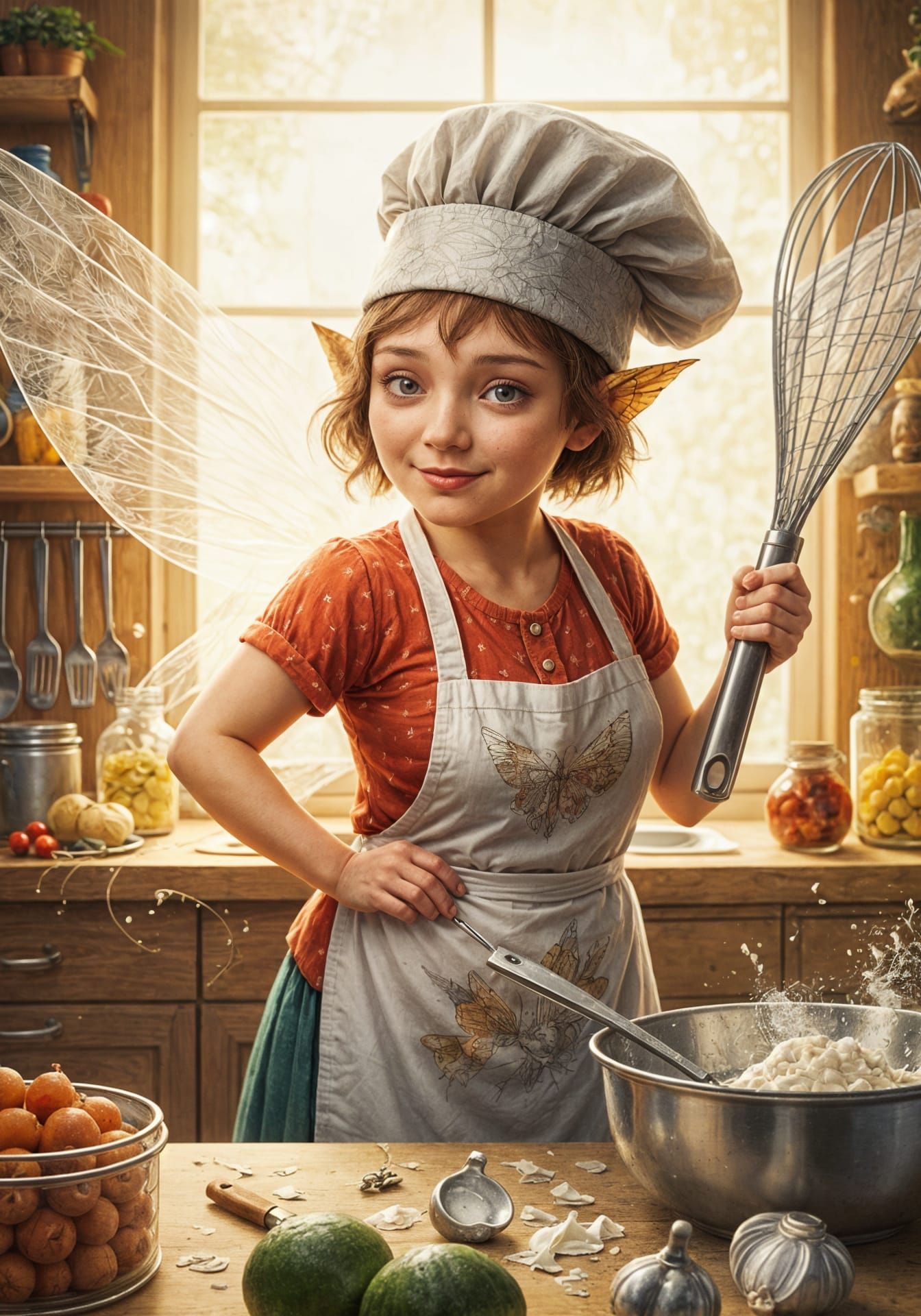 You! Do me a big favor. Get your apron off, get your bags pa...