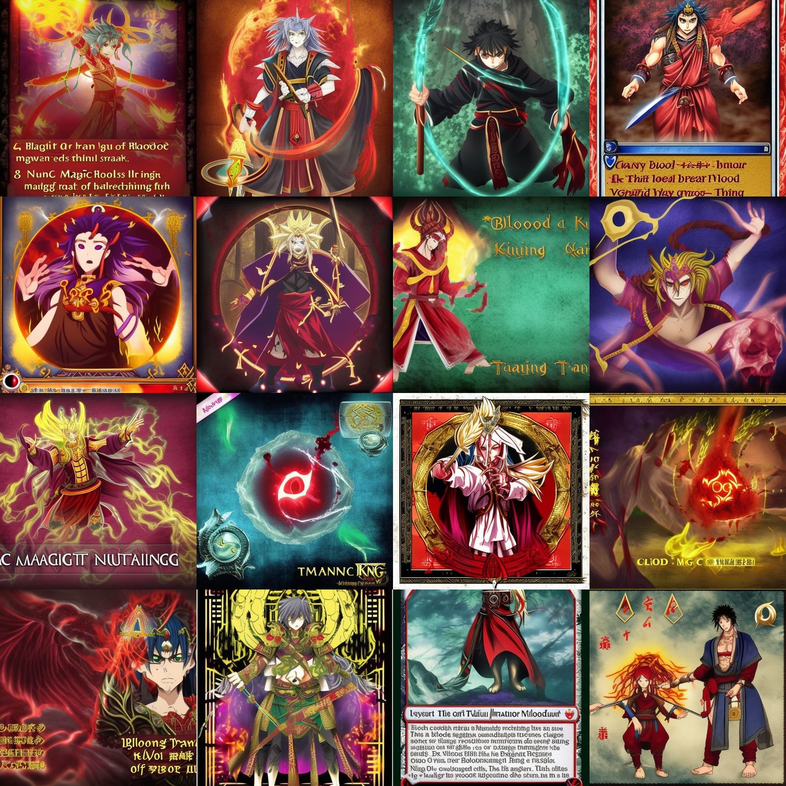 King God of Magic Blood Magic Training