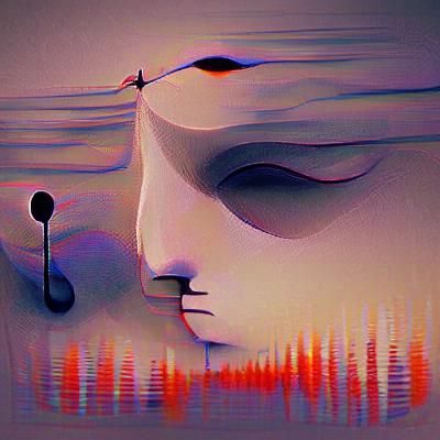 AI Image of Silence: A Blank Canvas