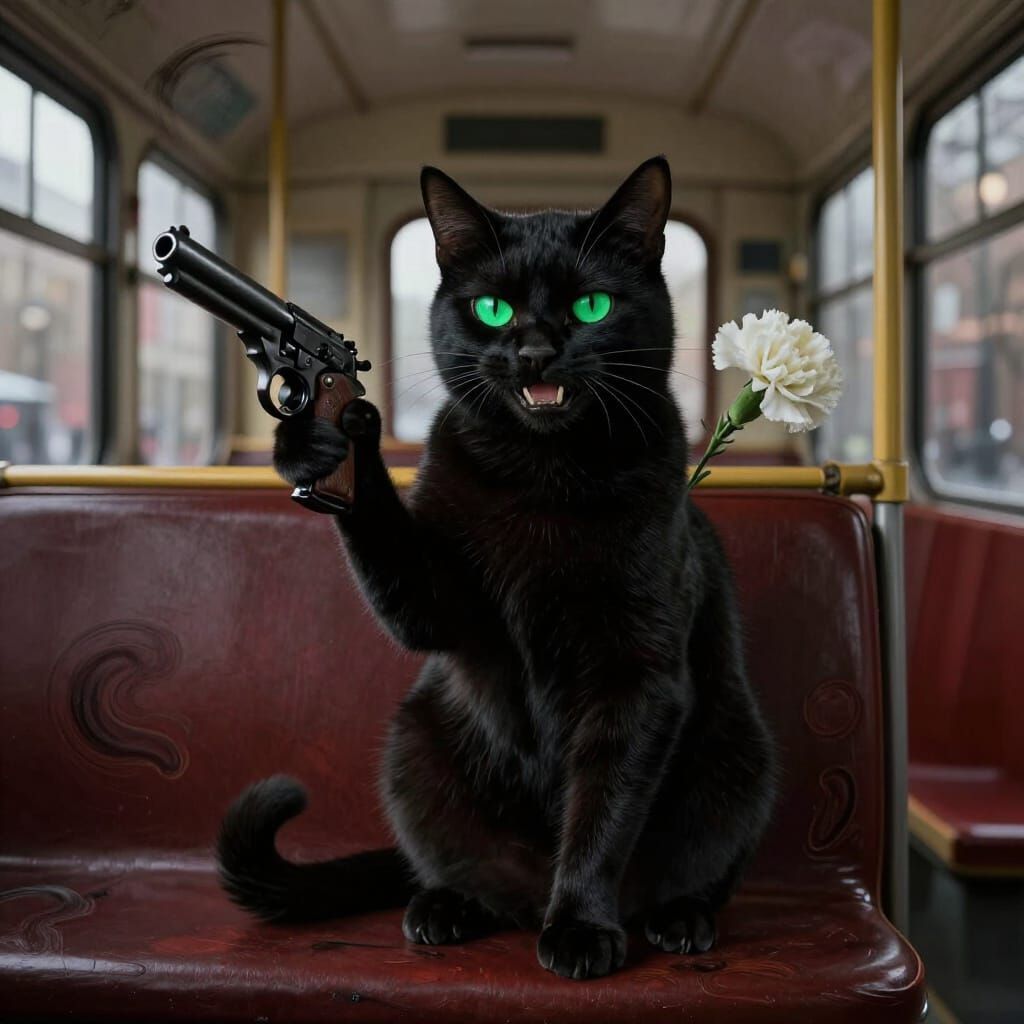 Behemoth Cat from Master and Margarita Novel