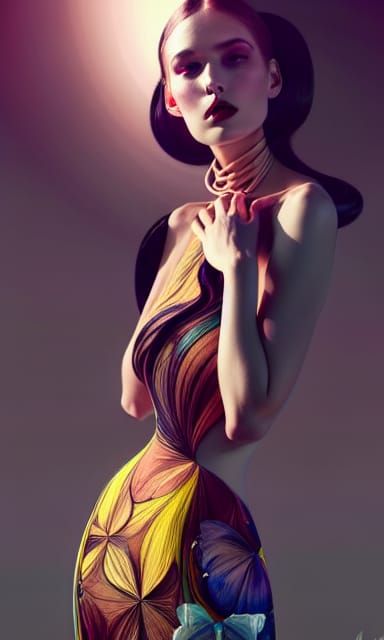 Postmodern Fashion Editorial Inspired by Dittmann and Mucha