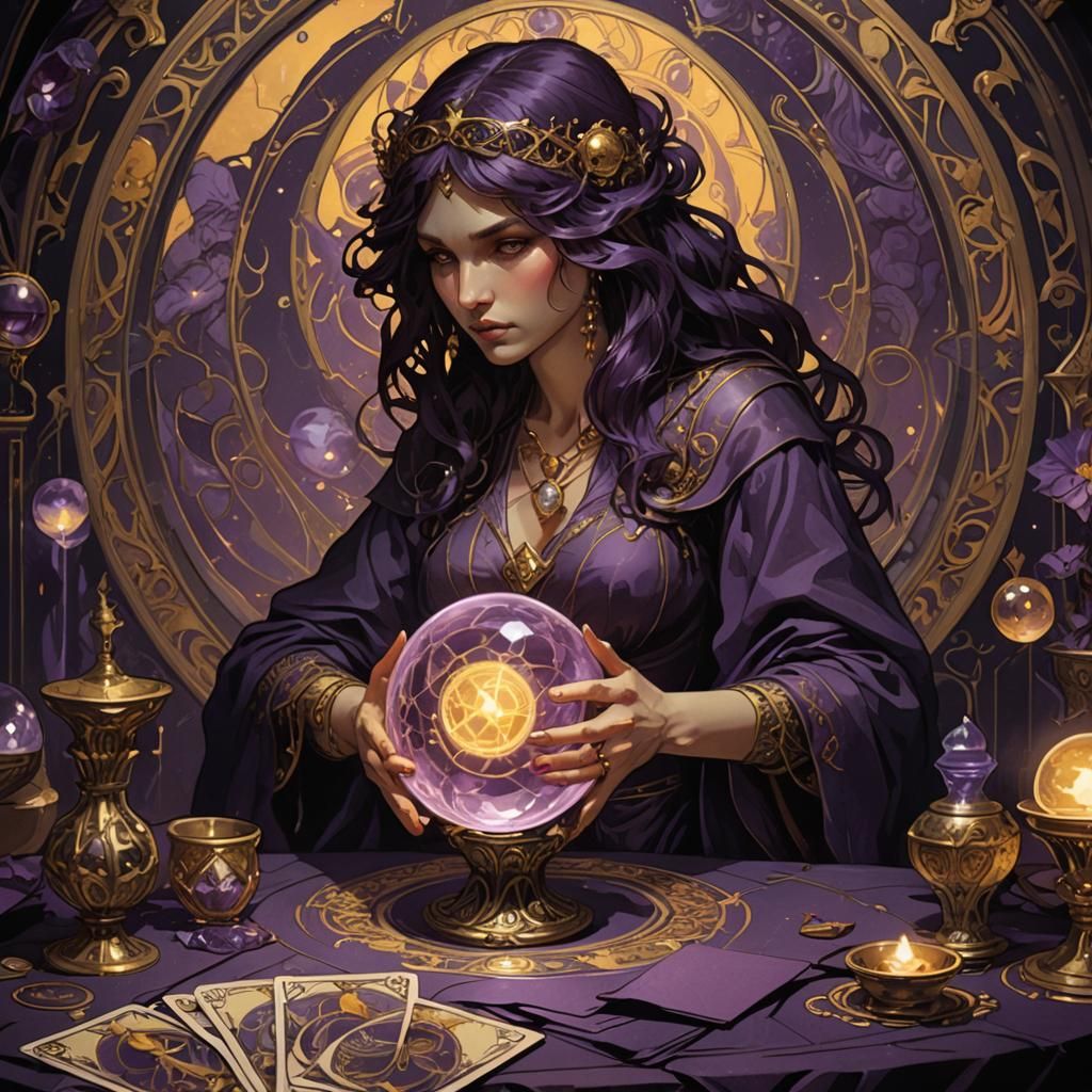 Tarot Card Oracle Card Deck of Cards Crystal Ball Divination