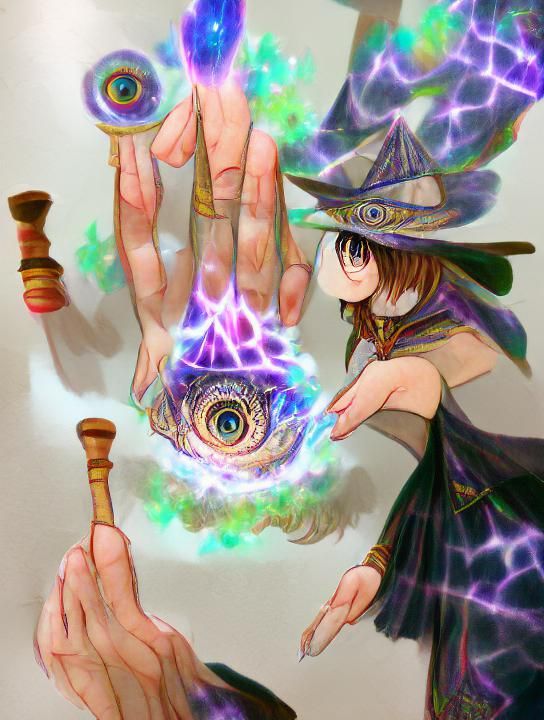 Mystical Hand of Magic with Third Eye