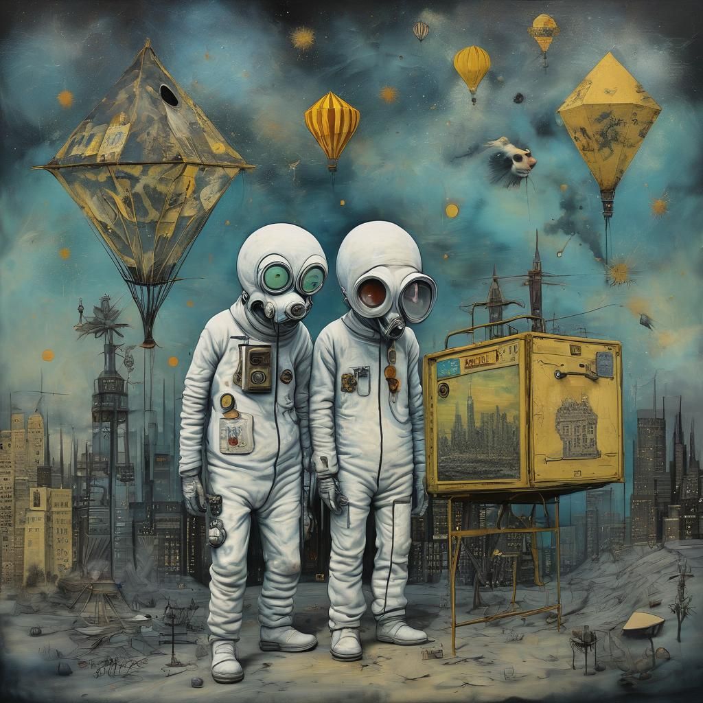 Surreal Futurism Art Inspired by Masters