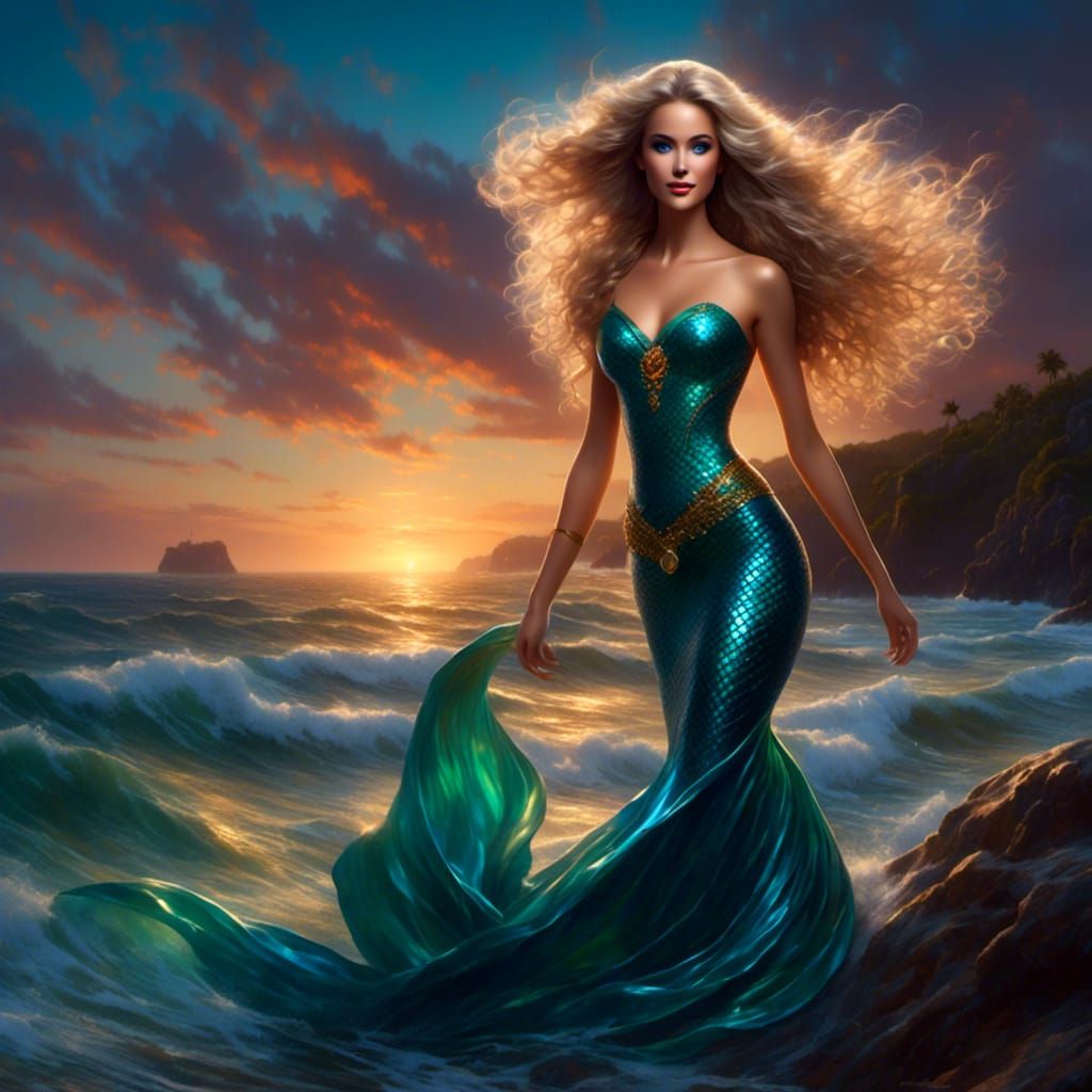 beautiful female mermaid