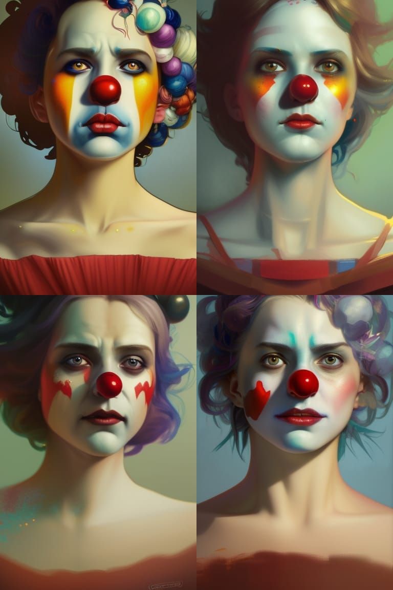 sad clown