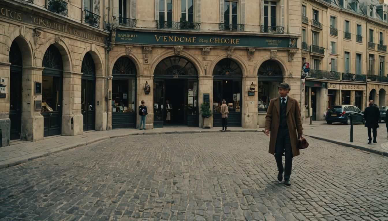 Vendôme, France: A Cinematic Film Still