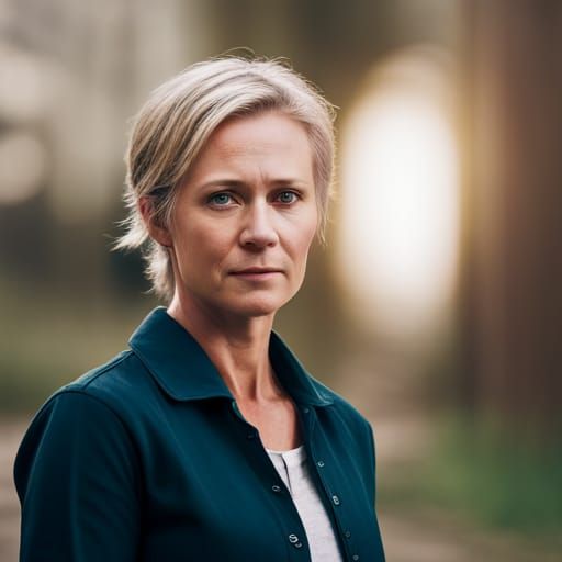Young Carol Peletier Portrait in Natural Lighting