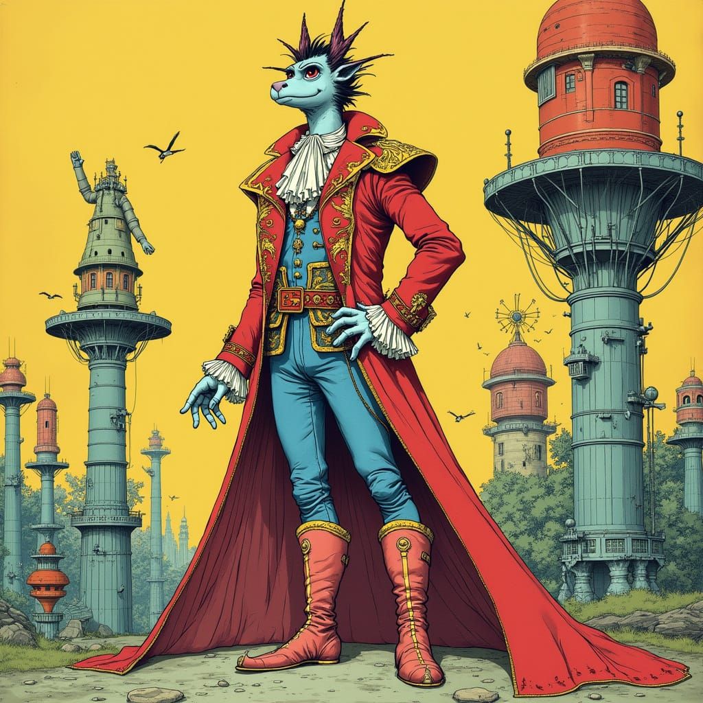 Khan Noonien Singh in Dr. Seuss Style