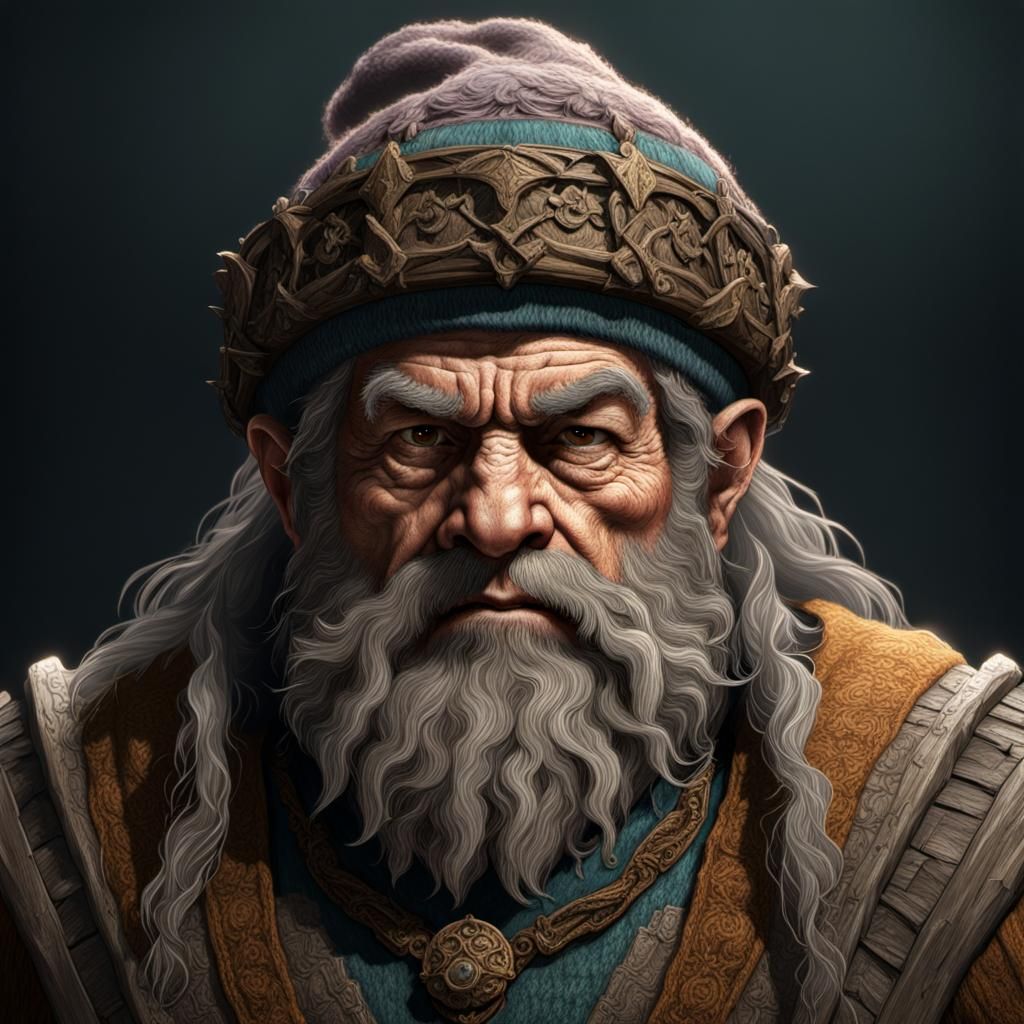 Grizzled Dwarf Loremaster