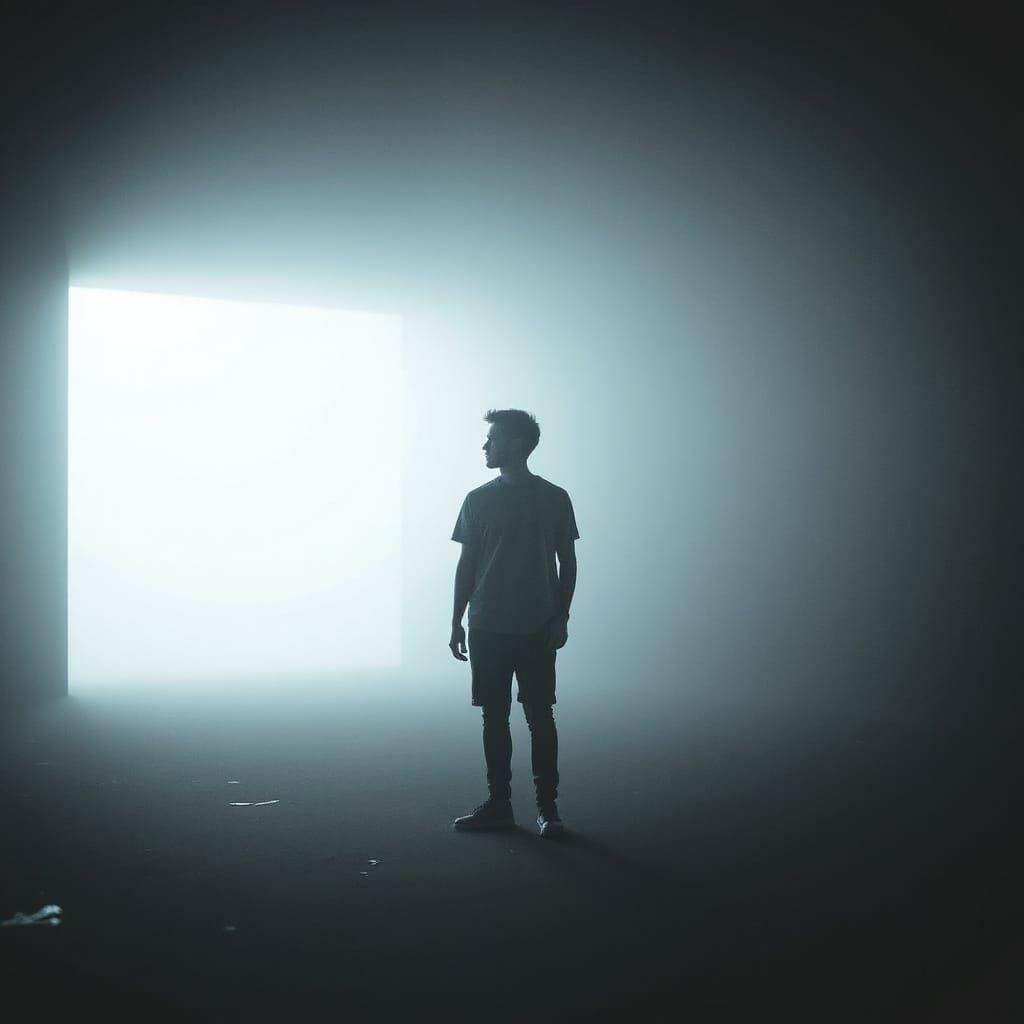 Atmospheric Minimalist Figure Art