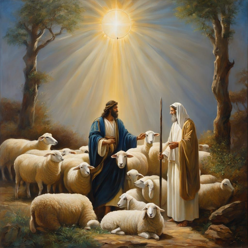 The God of peace שָׁלוֹם that brought again from the dead our אָדוֹן Lord Jesus, the great shepherd רוֹעֶה of the צאֹן s...