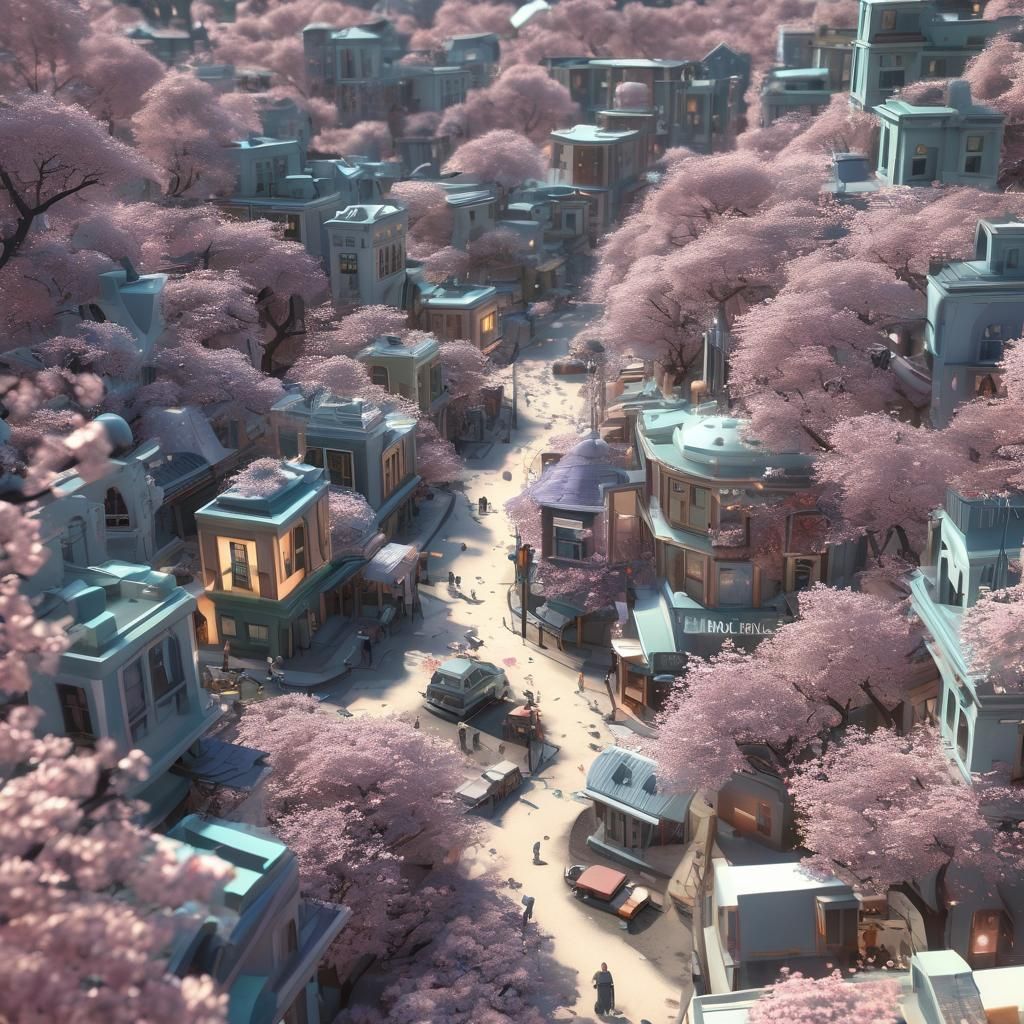 Galactic Blossoms in Geometric Light Dust