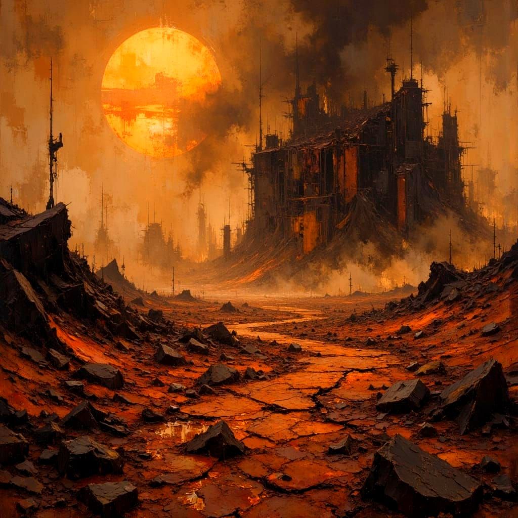Ghost of Mars: War-Torn Ruins and Burnt Ground