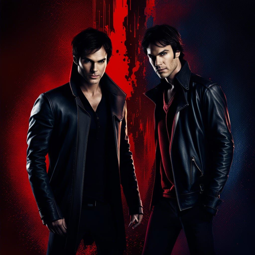 Vampire Diaries Cast: Complementary Colors Splash Art