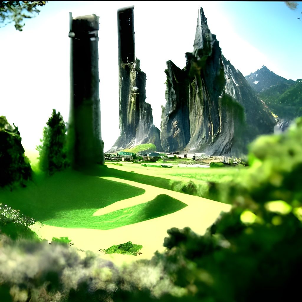 The Secret of the Earth: Detailed Matte Painting