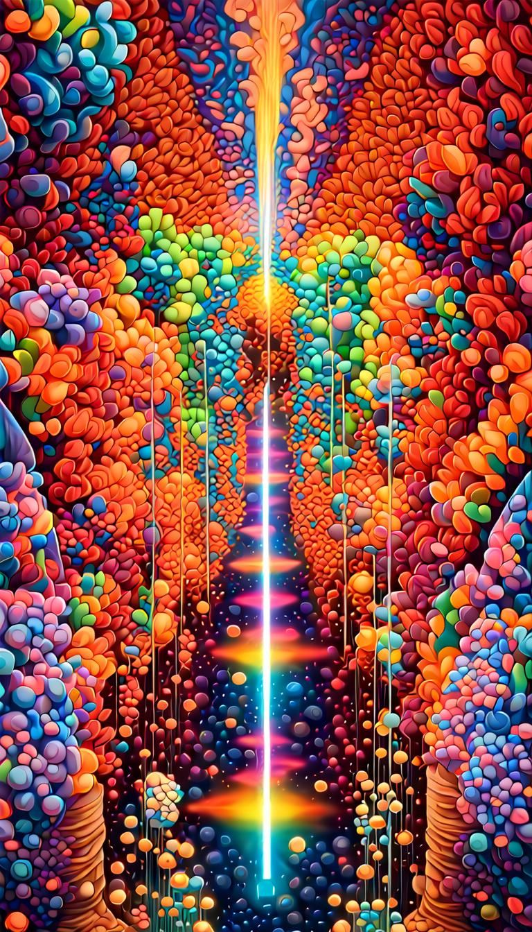 Psychedelic Transcosmic Beauty in Vivid Colors